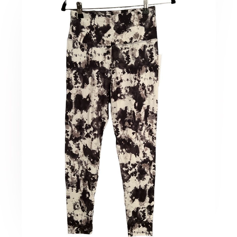 Brand New Black white Tie Dye Leggings